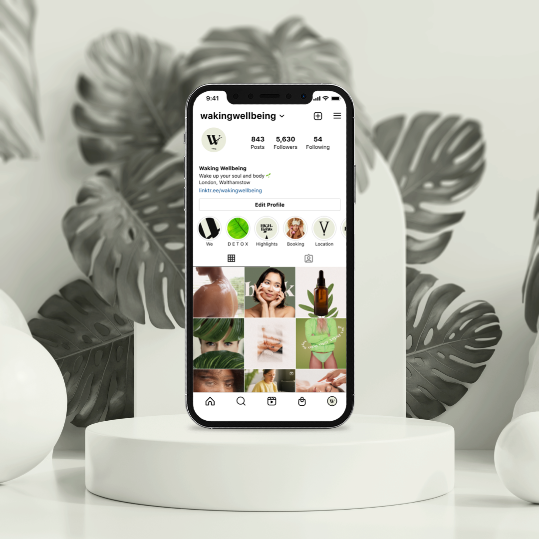 Waking Wellbeing Social Media Management